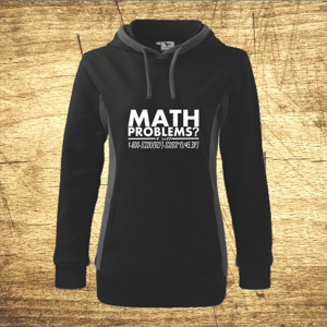 Dámska mikina s motívom Math problems?