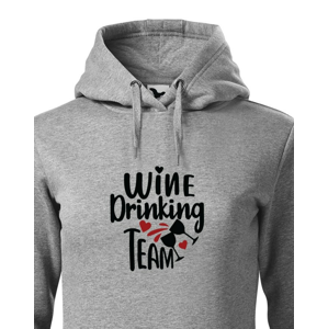 Dámská mikina Wine Drinking team -  mikina pro kámošky 