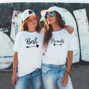 Dámská trička Best Friends pro nejlepší kamarádky 