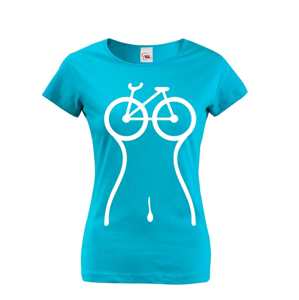 Dámské cyklistické tričko Cyklo silueta