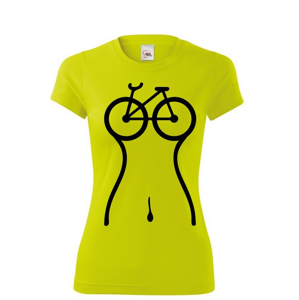 Dámské cyklistické tričko Cyklo silueta