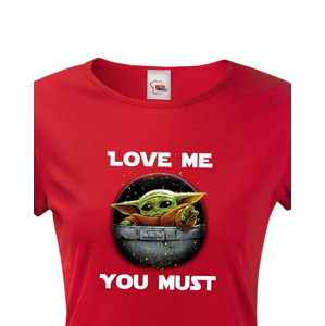 Dámské tričko Baby Yoda ze série Mandalorian