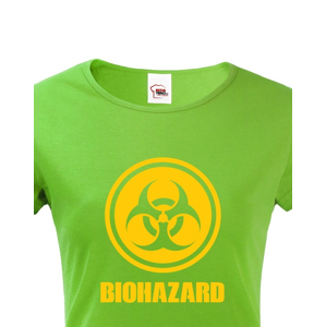 Dámské tričko Biohazard - ideální pro Geeky a hráče počítačových her