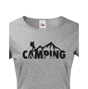 Dámské tričko Camping - ideální tričko na kempování