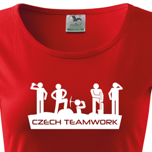 Dámské tričko Czech teamwork