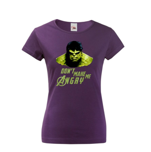 Dámské tričko Hulk 2 z týmu Avengers v celobarevné provedení