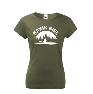 Dámské tričko Kayak Girl - ideální dámské triko na vodu