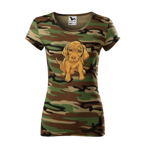 Dámské tričko pro milovníky pejsků - štěně - dárek na narozeniny