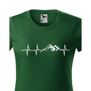 Dámské tričko pro turisty a cestovatele Tep hory