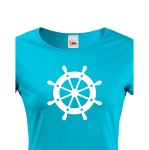 Dámské tričko pro zadáky - tričko na vodu pro kapitána lodi
