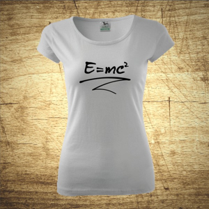 Dámske tričko s motívom Einstein