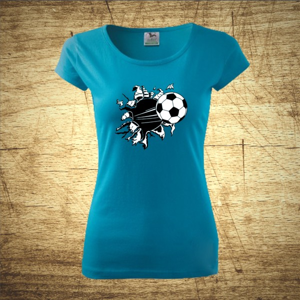 Dámske  tričko s motívom Futbal
