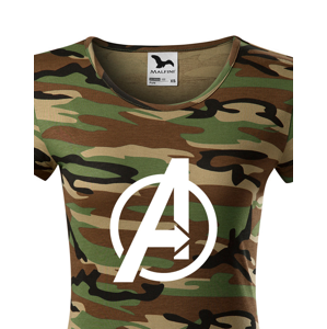 Dámské tričko s populárním motivem Avengers