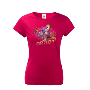 Dámské tričko s potiskem Groot - ideální dárek pro fanoušky Marvel