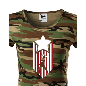 Dámské tričko s potiskem Kapitán Amerika - Captain America