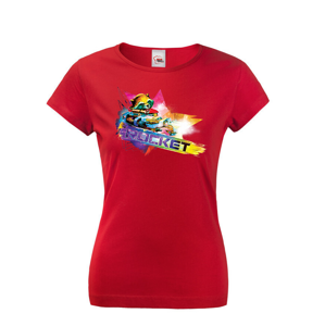 Dámské tričko s potiskem Rocket- ideální dárek pro fanoušky Marvel
