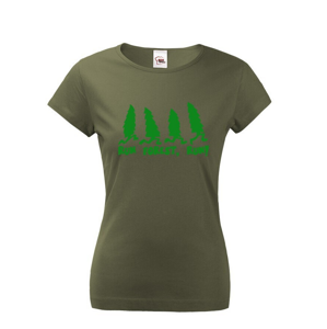 Dámské tričko s potiskem Run Forest, Run - parodie na film Forest Gump