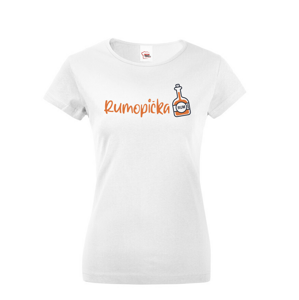 Dámské tričko s vtipným nápisem Rumopička - tričko pro milovnice rumu
