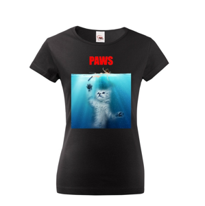 Dámske vtipné tričko s potiskem Paws - dárek na narozeniny