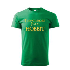 Dětské tričko "I am not short I am Hobbit" -  Nejsem malý, jsem hobit