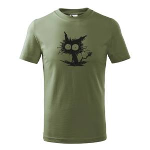 Dětské tričko kočko příšera  - ideální dárek pro milovníky koček