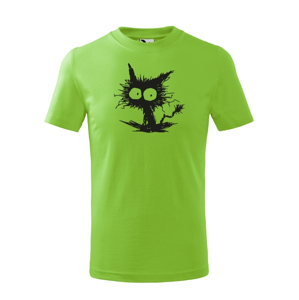 Dětské tričko kočko příšera  - ideální dárek pro milovníky koček