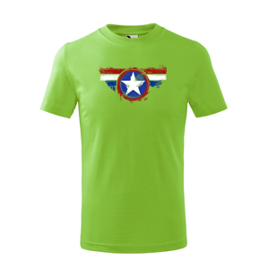 Dětské tričko pro milovníky Marvelovek -  Kapitán Amerika