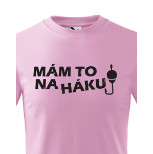Dětské tričko pro rybáře s vtipným potiskem Mám to na háku