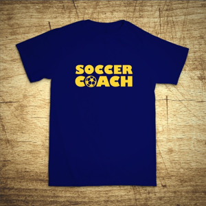 Detské tričko s motívom Soccer coach