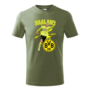 Dětské tričko s potiskem Erling Braut Haaland -  pánské tričko pro milovníky fotbalu