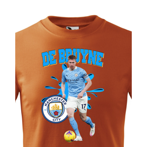 Dětské tričko s potiskem Kevin De Bruyne -  dětské tričko pro milovníky fotbalu