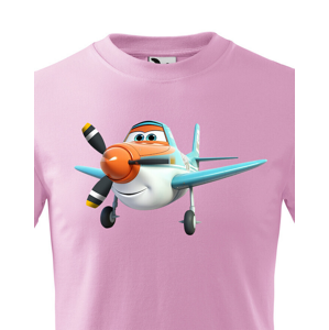 Dětské tričko s potiskem letadla - tričko pro malé dobrodruhy