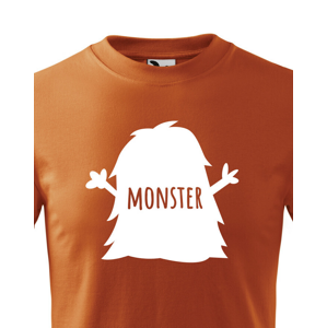 Dětské tričko s potiskem Monstra a nápisem Monster - vtipné tričko