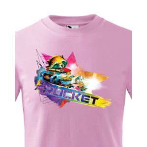 Dětské tričko s potiskem Rocket- ideální dárek pro fanoušky Marvel