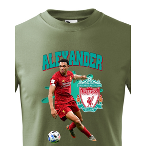 Dětské tričko s potiskem Trent Alexander-Arnold -  pánské tričko pro milovníky fotbalu