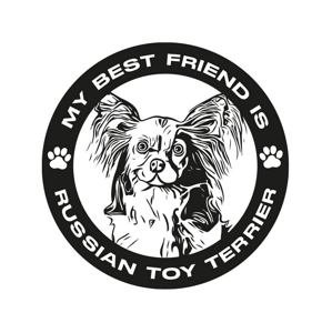 Hrneček s potiskem Ruského toy teriéra kulatý motív - skvělý dárek pro milovníky psů