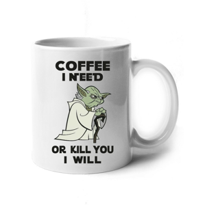 Hrneček - Yoda I need coffee