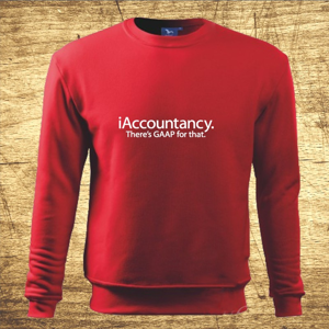 Mikina s motívom iAccountancy. There´s GAAP for that.