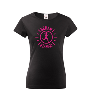 Originální dámské běžecké tričko Běhám s láskou