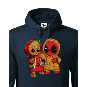 Pánska mikina Deadpool a Groot - super dárek