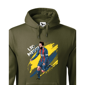 Pánská mikina s potiskem Lionel Messi - mikina pro milovníky fotbalu