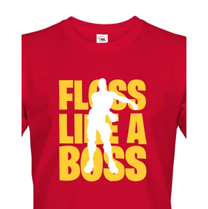 Pánské Fortnite tričko Floss like Boss - ideální triko pro hráče