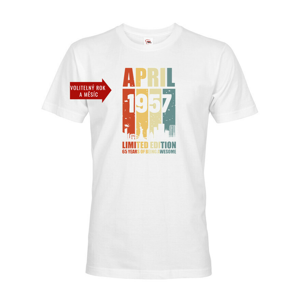 Pánské narozeninové tričko s rokem narození - skvělý dárek pro narozeniny