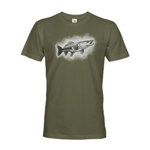 Pánské rybářské tričko s potiskem Štiky - skvělý dárek pro rybáře