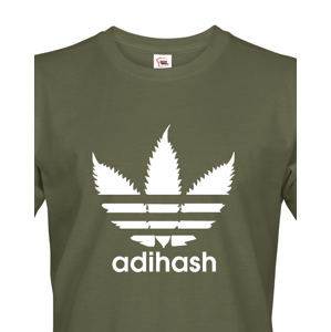 Pánské tričko Adihash - tričko s motivem marihuany