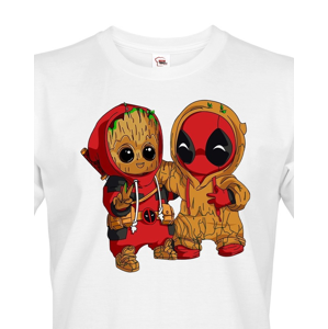 Pánské tričko Deadpool a Groot - super dárek