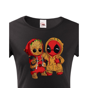 Pánské tričko Deadpool a Groot - super dárek