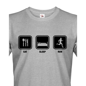 Pánské tričko EAT SLEEP RUN - ideální dárek pro běžce