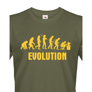 Pánské tričko Evoluce IT - ideální dárek pro všechny Ajťáky