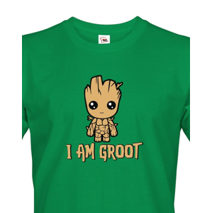 Pánské tričko Groot z filmu Strážci galaxie - Já jsem Groot na triku